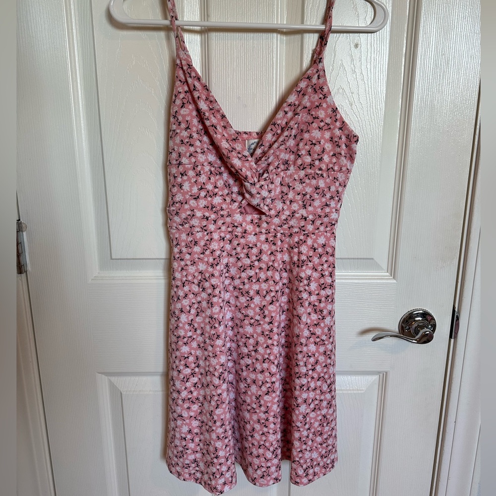 Pink Floral Dress